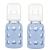 Lifefactory 4oz Glass Baby Bottle 2pk (Blanket)