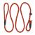 nuoshen Dog Slip Lead 125cm Extremely Durable Strong Dog Training Leash Rope Adjustable Pet Lead Leash for Dogs Red part of 1