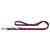 Hunter Basic Adjustable Glein for Dogs coated split leather synthetic leather weather -resistant 1.8/200 cm red red/black width: 1.8 cm length: 200 cm