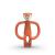 Matchstick Monkey Antimicrobial Silicone Teether & Gel Applicator Easy To Grip BPA Free 3 Months Old+ 11 cm Fudge Fox Fudge Fox 3 Months Old+ 1 Animal Teether