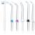 Flosser Replacement Tips for Water Flosser Water Flossers for Teeth Cordless Refill Replacement Heads Compatible with Oral Irrigator 6 Packs