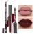 2pcs Matte Dark Red Lip Liner and Lipstick Makeup Set, Liquid Lipstick 24H and Lip Liner Set Matt Liquid Lips Make Up Waterproof Long Lasting Lipstick Matte Kit with Lip liner kit (05) kit05