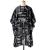 Borogo Professional Waterproof Hair Styling Cape Nylon Haircuting Salon Cape Gown Hair Salon with Snap Closure - 50" x 60" Black