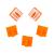 Firbon Paper Cutter Replacement Blade with Automatic Security Safeguard Design for A4 Black and White Paper Trimmer (5 Pack) 1-orange