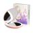 LED Travel Makeup Mirror 3.5 inch Lighted Compact Mirror 10X Magnification Handheld Double Sided Portable Folding Mirror For Pocket Purse Gift Pink Round 3.5 Round