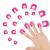 G2PLUS Nail Polish Stencil 26 PCS in 10 Sizes Nail Painting Guide Mess Saver Nail Art Basic Tool Accessories Manicure Nail Art Polish Protection Tip Protectors Reusable