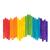 Colored Popsicle Sticks for Crafts - 200 Count 4.5 Inch Multi-Purpose Wooden Sticks