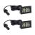 RUIZHI 2 Pack Mini Digital Hygrometer Thermometer Temperature Humidity Thermometers with Gauge Meter Probe for Reptile Aquarium Greenhouse Office
