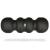 Rollga Foam Roller for flexibility, muscle recovery, back & neck massage, exercise, hard density foam  18 Black