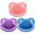 LittleForBig Bigshield Generation-I Pacifier 3 Paci Pack - Pink LightBlue Purple