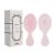 RHOS Mini Travel Hair Brush for Women/Men/Kids - Pocket Detangler Brush for Wet and Dry Hair - Travel Size Paddle Brush for Detangling- For All Hair Types (1 Pack-Pink) Mini-Pink
