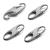 Zpsolution Double Small Carabiner Clips - Zipper Clip Theft Deterrent - Holding The Zipper Closed - Zipper Pull Replacement 4 Black