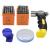 Metal Stamping Kit DkOvn Complete Jewelry Making Stamping Tools with 74pcs 1/8 (3mm) Artistic Font Uppercase & Lowercase Letter and Number Punch Metal Stamping Jig Hammer and Steel Bench Block 3mm Stamping Kit