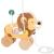 small foot pull-along toy lion with motor skills loop "Safari" pull-along and push-along toy made of wood from 12 months 11705