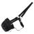 Marengos - Fressbremse Horse & Pony |Muzzle with food protection |To control grass consumption & in the event of illness |Steplessly adjustable |Wicker muzzle in black for Shetty pony full and warm blood black Shetty