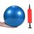 Mini Yoga Pilates Ball 10 Inch for Stability Exercise Training Gym Anti Burst and Slip Resistant Balls with Inflatable Straw Blue