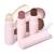 LUXAZA 3PCS Cream Blush Stick + Highlighter Stick + Bronzer / Contour Stick, Complete Face Make up Kit Sticks Trio Wand, Lightweight Dewy Finish for Girls and Women, Highlight ( Pearl ) #01 + Contour ( Matte ) #01 + Blush ( Matte ) #04 #H01 + #C01 + #B04