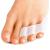 Sumiwish Toe Separator Pinky Toe Straightener Triple Gel Toe Separators for Overlapping Toe Curled Pinky Toe Separators and Protector (10 PCS) 10 Count (Pack of 1)