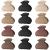 Lolalet 12 pieces Small hair clips hair clip 4cm mini hair claws hair clips for women girls children thick thin hairstyle clamps strong stylish acrylic banana clip -brown