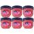 Vaseline Lip Therapy Rosy Lips Mini Pure Petroleum Jelly Advanced Moisture Light Rose Fragrance Sheer Pink Tint on Lips Mini Vaseline Petroleum Jelly Soft Vaseline Lips (Pack of 6 - 0.25 Oz Ea)