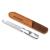 Nail File Mini Professional Double Sided Stainless Steel Nail File with Non-Slip Handle and Leather Case Nail Buffering Files Washable Metal Nail File for Men and Women