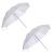 Neewer 2 Pack 33"/84cm White Translucent Soft Umbrella for Photo and Video Studio Shooting