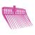 Kerbl dung fork ecoFOFOFORK color pink without stem L x W 28 x 30 cm with 16 tines made of almost unbreakable plastic hay fork 326054