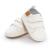 MK MATT KEELY Baby Girl First Walking Shoes Anti-Slip Soft PU Leather Sneakers for Infant Toddler 12-18 Months White Style2