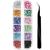 Nail Gems Flat Back Crystal Rhinestones with Pick Up Tweezer for Nail and Face Art Craft Decoration 1500Pcs 3 Sizes Multi-colored