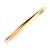 Rubis Classic Stainless Steel Slanted Tweezers for Precise Eyebrows and Hair Removal  The Gold Collection  Gold  1K103