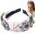 Yusier Baroque Rhinestone Crystal Headbands for Women Embroidered Hair Band Exquisite Hairband Women's Hair Accessories Hair Hoop Available in 5 Colors (Beige)