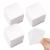 Qufiiry 300 pieces of lint -free nail towels lint free nail wipes lint -free nail cotton pads nail wipes for clean gelnail nail polish remover cotton pads nail wipes pads white