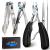 Toenail Clippers for Seniors Thick Nails - Wide Jaw Opening Extra Large Toe Nail Clippers with Catcher Professional Sharp Curved Blade Heavy Duty Clipper Pro Nail Cutter for Seniors Long Handle