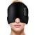 ONLYCARE Migraine Relief Cap, Upgraded Odorless Migraine Ice Head Wrap, Headache Relief Hat for Migraine, Black