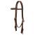 Weaver Leather Single-Ply Working Tack Headstall Browband Golden Chestnut