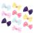 Balacoo 10 pieces of animal hair loops with crocodile terminals Small dog Bowknot hair clipping cat puppy kitten hair clips for animal care hair jewelry (random color)