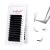 Fadlash Easy Fan Lashes D Curl 0.07 14mm Single Lashes Russian Lashes Natural Look Self Fanning Eye Lashes Automatic Blooming Russian Eyelashes Extensions(0.07-D-14) 14 mm 0.07-D