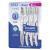 Oral-B Pulsar Vibrating Bristles Toothbrush, Medium, 4 Pack (Colors May Vary) 4 Count (Pack of 1)