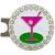 Giggle Golf Bling Golf Ball Marker with A Standard Magnetic Hat Clip | Great Gift for Women 19th Hole