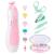 Baby Nail Trimmer Electric-12 in 1 Baby Nail Clippers Safe Baby Nail File Kit with a Nail Clipper Scissor Tweezers and Nail Files