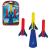 Paul G nther 1557-rocket game Mini Hand Pump Rocket including 3 foam rockets rockets fly up to 10 meters for children from 4 years