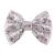 Love Fairy Fashion Bow Hairpin Sequins Hair Clip Multicolor 0ptional for Children and Women (Silver)
