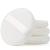 Teenitor 4 Inch Powder Puff Ultra Soft Washable Large Round Velour Body Powder Puff Loose Powder Puff 4 Pcs 4 Count (Pack of 1)