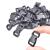 100 Pack 3/8 Inch Curved Contoured Paracord Bracelet Clips Plastic Quick Side Release Buckles for Paracord Bracelets Clasps Masks Dog Collar Straps Accessories 3/8 Inch 100pcs