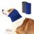 2 neck warmers and ear protection officers for dogs soothing for pets reduces noise ear shield comfortable and fearful cover - winter washing head for dogs (S blue gray)