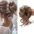 Hair part hair tie updos messy bun hair part hair pipe hair bun extensions art hair tousled updo hair parts for women girls (12h24 light brown mix natural blond) 12h24 (light brown mix natural blond)