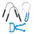 NITAIUN 4 Pieces Spring Facial Hair Remover Manual Epilator Spring Face Epilator Tool Remove Hair from Upper Lip Chin Cheeks and Neck Beauty Tools for Women Girls or Men (4 Pcs)