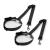 BRITPICKS Dog Seat Belts for Cars UK Dogs Cars Harness Belt Pets Headrest Adjustable Elastic Nylon Bungee Buffer Restraint Elastic Belt Pack Of 2 Black