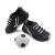 Bombasei handmade fondant decoration football & shoes in black and white with laces & seams as a detail 107g football tortendeco for birthdays