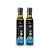Herbal land organic black cumin oil 2x250ml (500ml) filtered gently cold -pressed - rich in thymochinone (thymoquinone) - freshness arrangement: daily mill fresh from our Hessian oil mill 250 ml (2 pack)